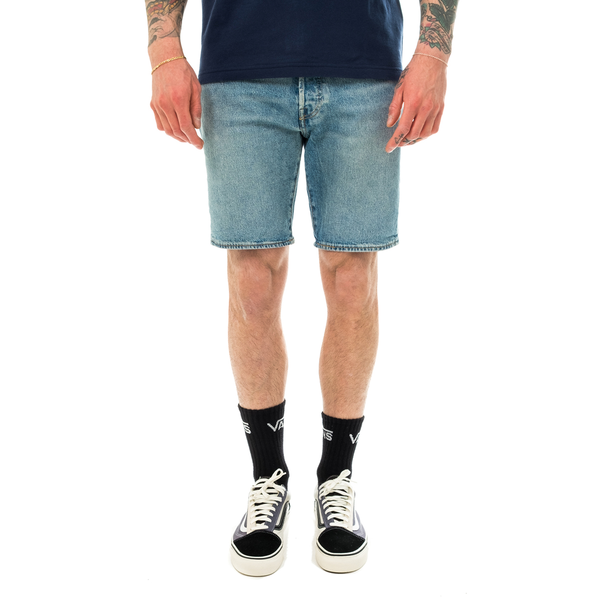 levi's 501 hemmed shorts