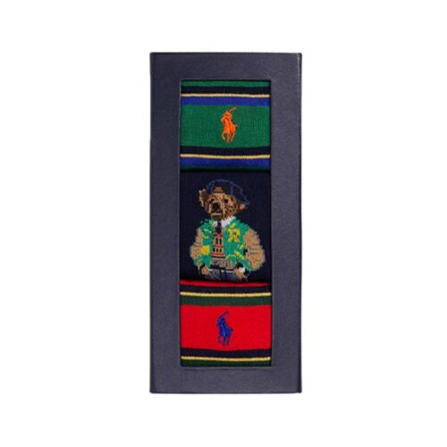 POLO RALPH LAUREN MRCN HRTG BR-CREW SOCK-GIFT BOX 449958860001