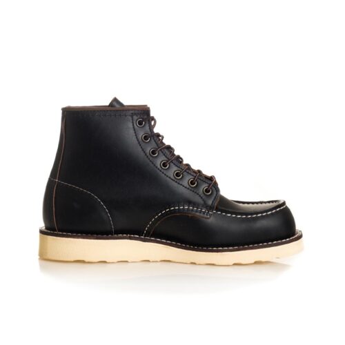 RED WING SHOES 6 MOC BLACK 08849D