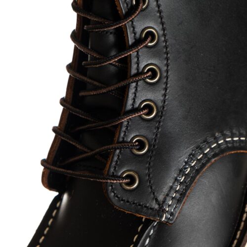RED WING SHOES 6 MOC BLACK 08849D