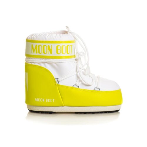 MOON BOOT ICON LOW NYLON CYBER LIME/WHITE 80D1409340-BA01