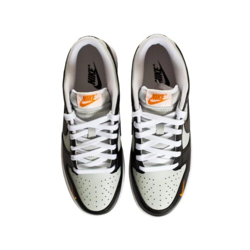 NIKE DUNK LOW BLACK TOTAL ORANGE MINI SWOOSH FBN7808-001