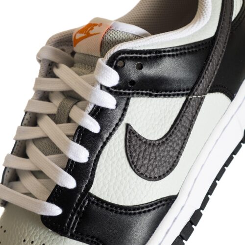 NIKE DUNK LOW BLACK TOTAL ORANGE MINI SWOOSH FBN7808-001