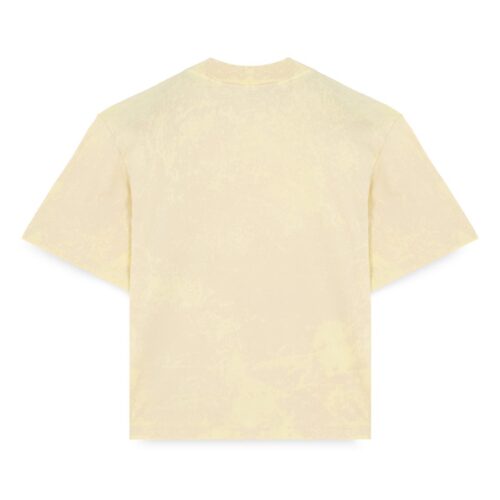 IUTER LABEL MARBLE TEE 25WITS02.CREAM