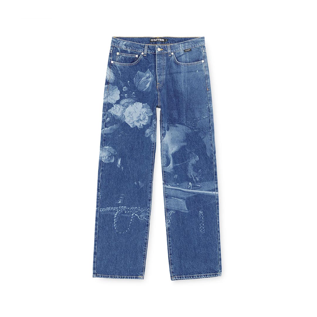 IUTER STILL LIFE LOOSE DENIM PANTS 25WIDP07