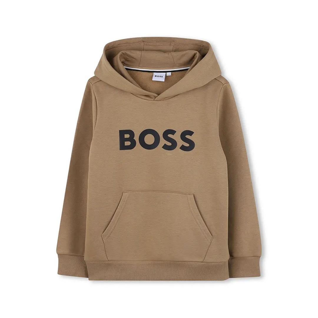 BOSS FELPA CON CAPPUCCIO J52351.BISCOTTO