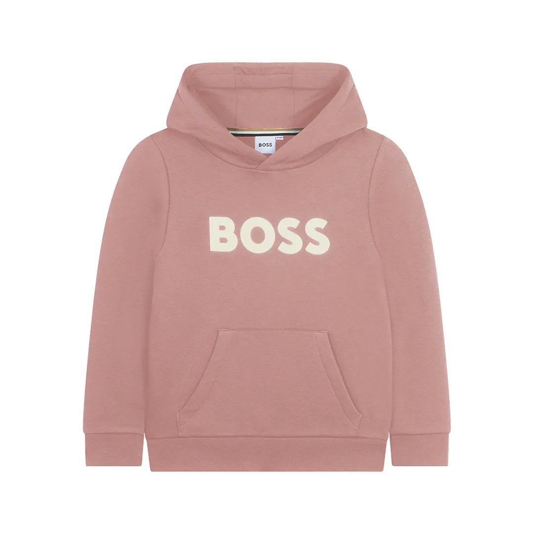 BOSS FELPA CON CAPPUCCIO J52351.ROSA