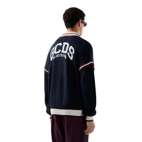 GCDS LOGO LOUNGE COLLEGE CARDIGAN B2EM1800KI3.77