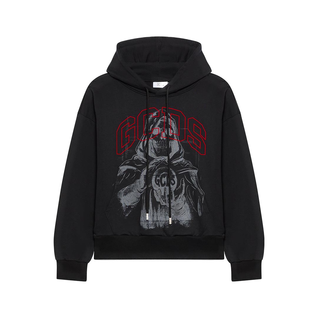 GCDS GOTHIC PRINTED HOODIE B2CM1907JE7.99