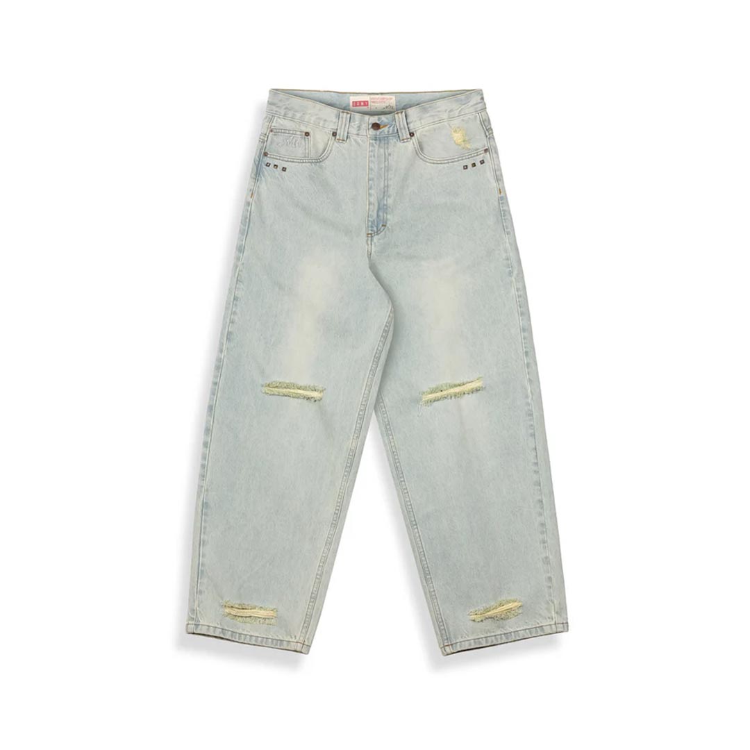 GRIMEY ROYAL PAW BIG BOY DENIM PANTS GBBDJ292.WLBLU