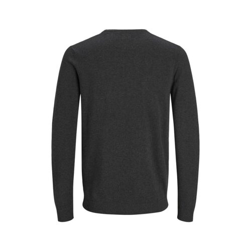 JACK&JONES JJEBASIC KNIT CREW NECK NOOS 12137190.GREY