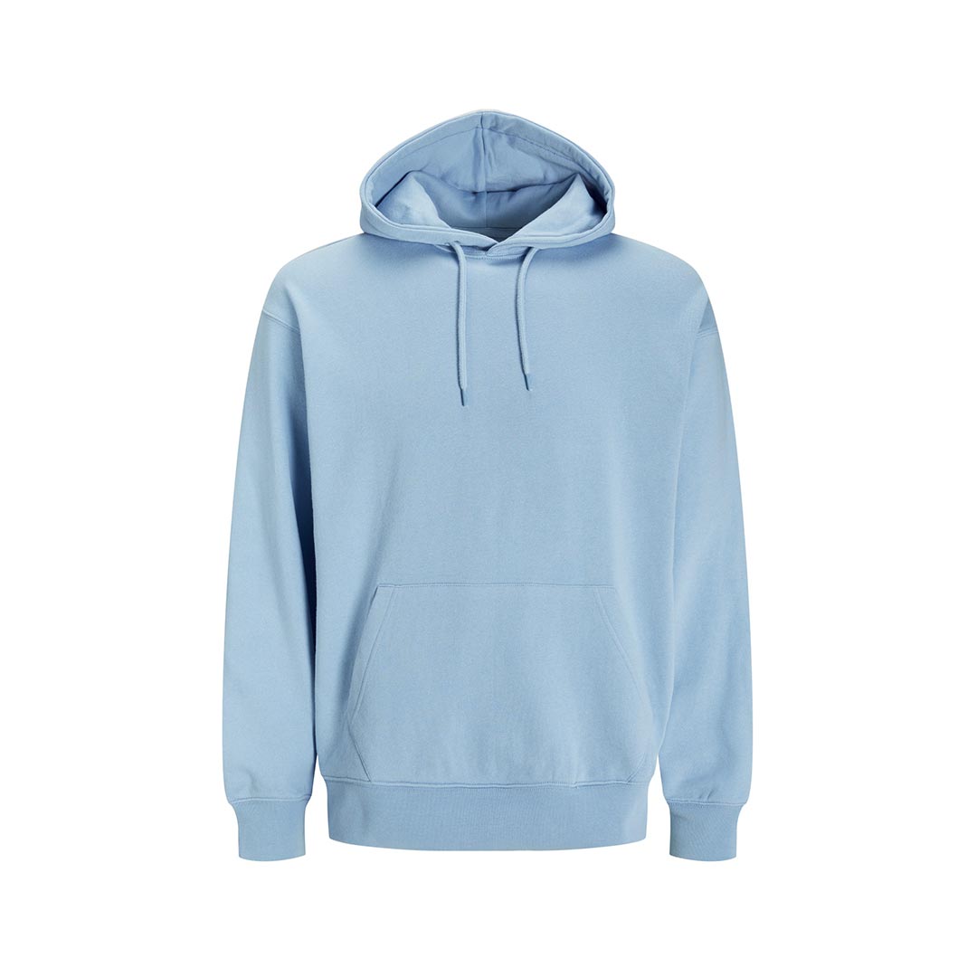 JACK&JONES JJECHARGE SWEAT HOOD NOOS 12257852.CHAMBRAY BLUE