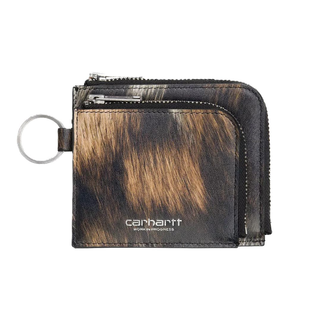 CARHARTT WIP DOUBLE VEAGS ZIP WALLET WILD DOG I033802.3BY.XX.06