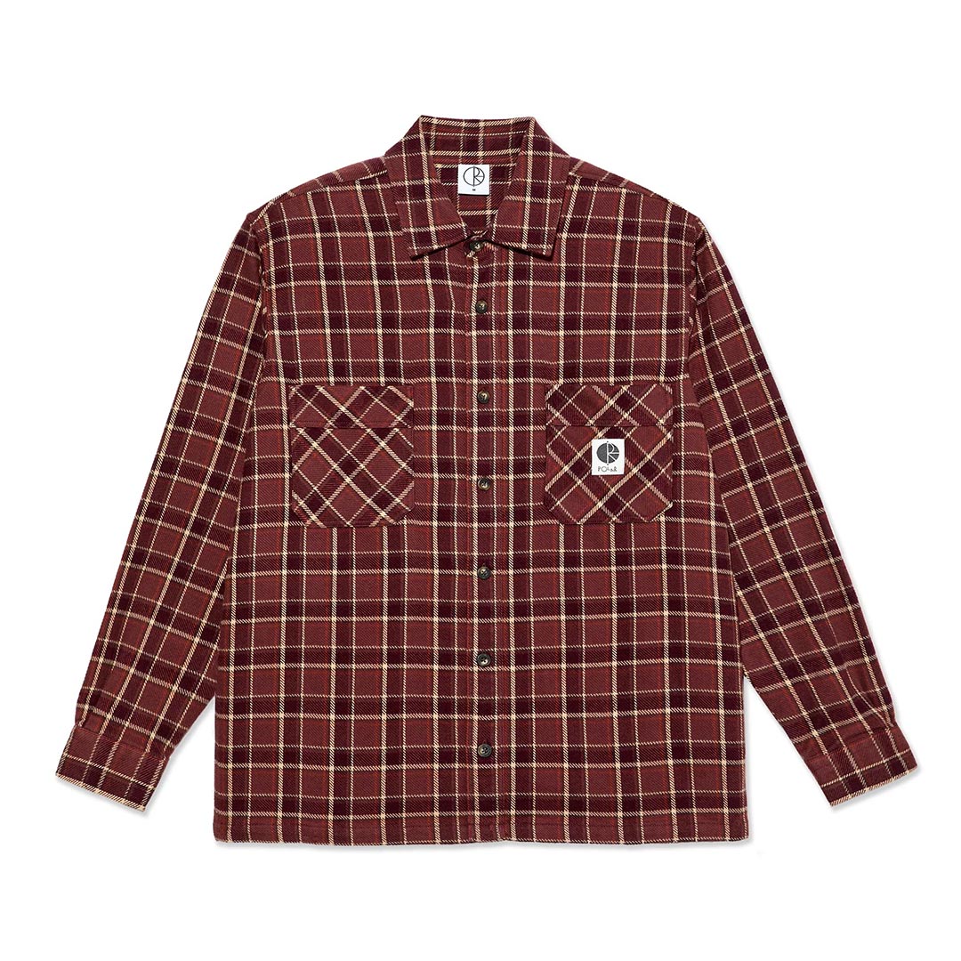 POLAR SKATE CO. MIKE LS FLANNEL SHIRT MIFLSSHIRT.OCS