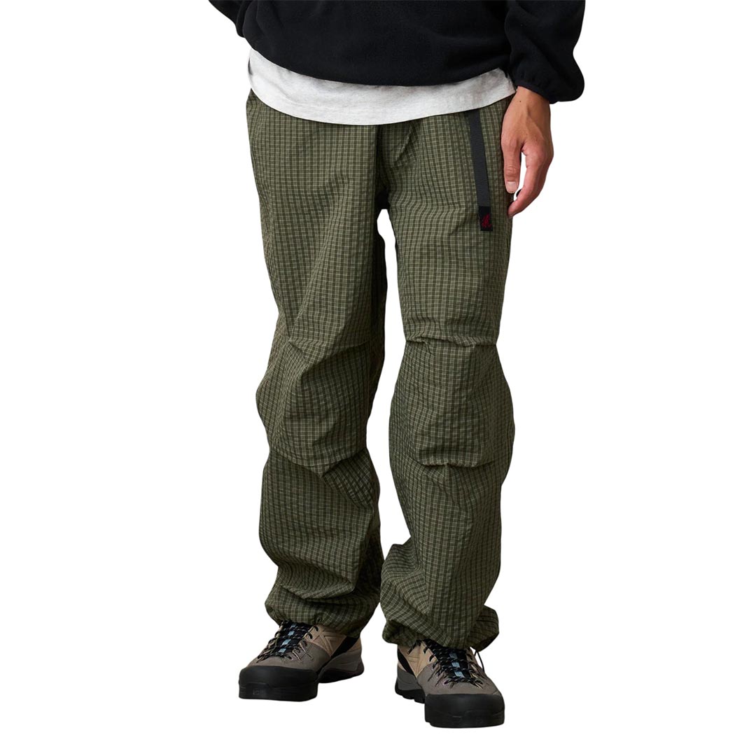 GRAMICCI NORTHSIDE PLAID PANT P010.OLIVE