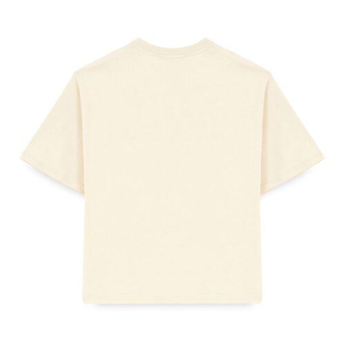 IUTER LABEL RIBBED TEE 25WITS03.CREAM