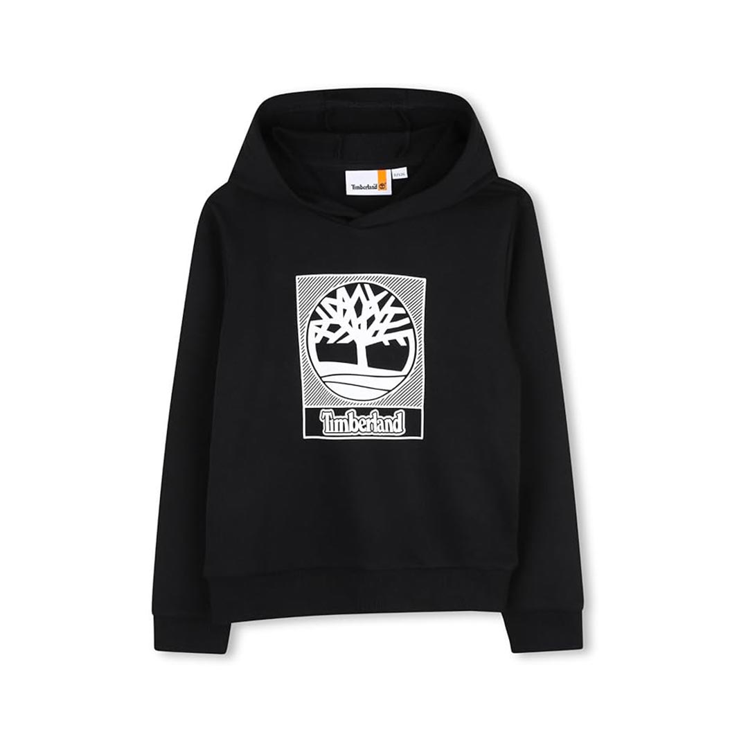 TIMBERLAND FELPA CON CAPPUCCIO T60383.NERO