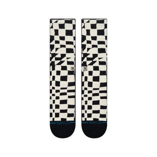 STANCE WAVE CHECK CREW A556D25WAV.BLK