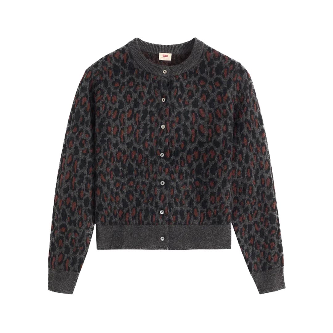 LEVI'S RED TARA WOOLY CARDIGAN 004H1-0000