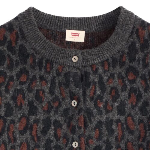 LEVI'S RED TARA WOOLY CARDIGAN 004H1-0000