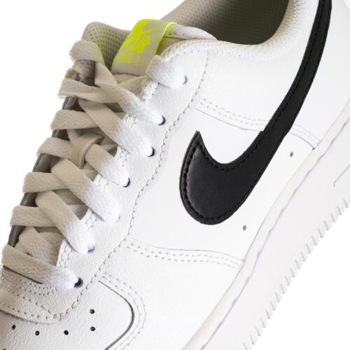 NIKE AIR FORCE 1 ’07 WHITE BLACK VOLT DZ4510-100