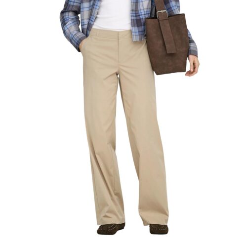 ONLY ONLTANNY LW WIDE CHINO PANT 15364079.SAFARI