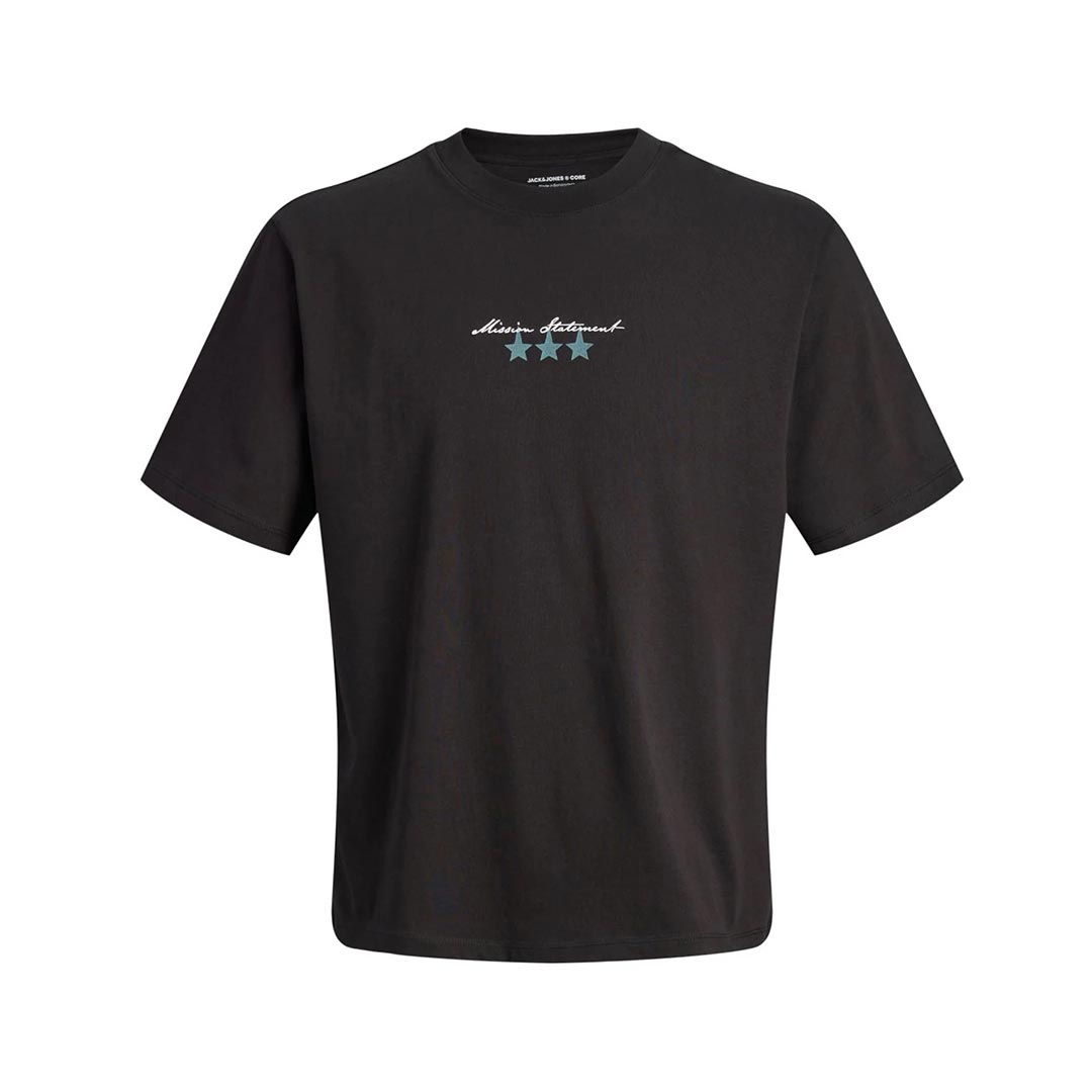 JACK&JONES JCODUST GRAPHIC BACK TEE SS CREW NECK 12292994.BLK
