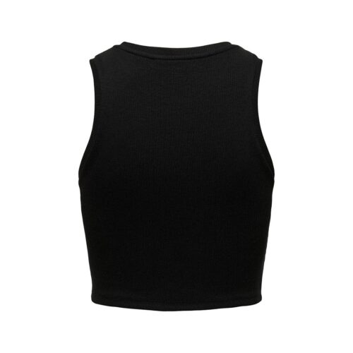 ONLY  ONLVILMA CROPPED TANK TOP 15282771.BLACK