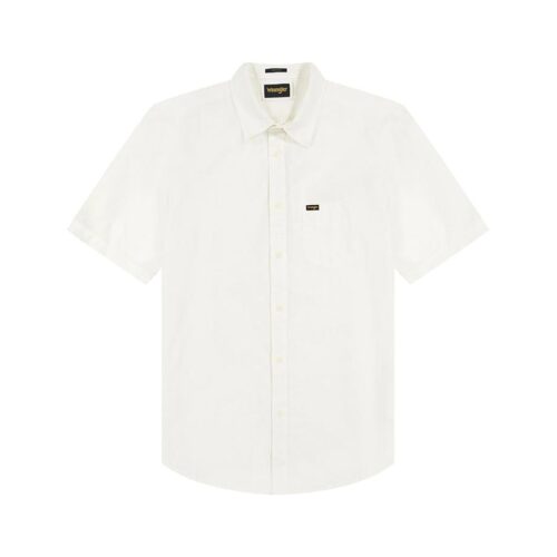 WRANGLER SS 1 PKT SHIRT WHITE 112362728
