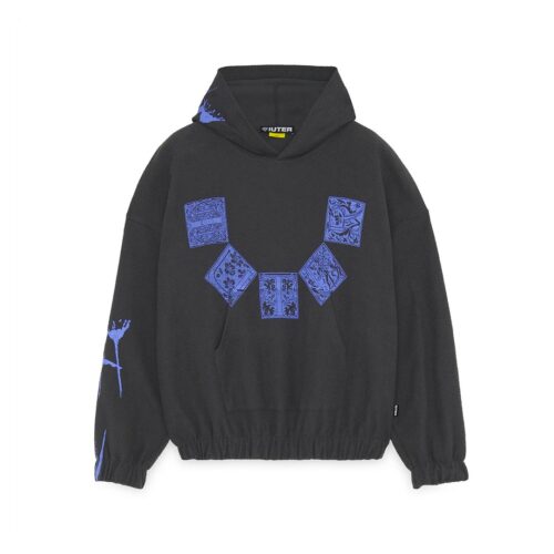 IUTER TILE DIAGONAL REVERSE HOODIE 26SISH06.ASPLT