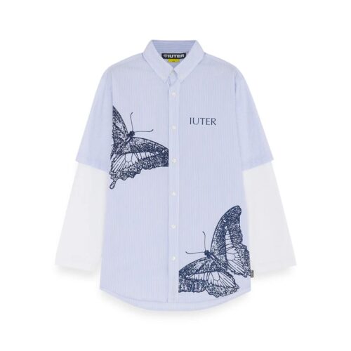 IUTER BUTTERFLY STRIPES DOUBLE LS SHIRT 26SIHR12.LGTBL