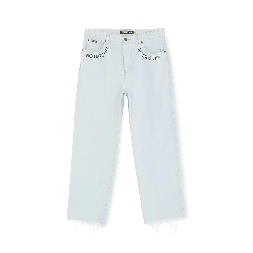 IUTER FRINGED BAGGY DENIM PANTS 26SIDP50.STNW