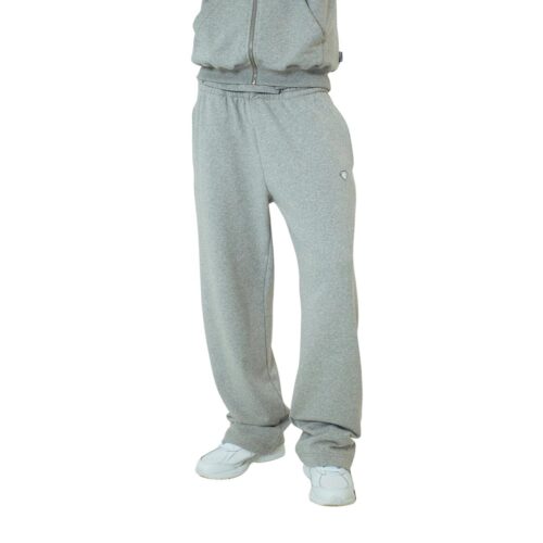 IUTER LOGO WIDE LEG SWEATPANTS 26SISP01.LTGRY
