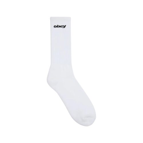 OBEY SPORTS LOGO SOCKS 100260197.WHT