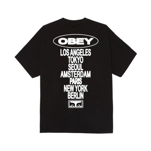 OBEY GLOBAL IMPACT TEE 165264310.BLK