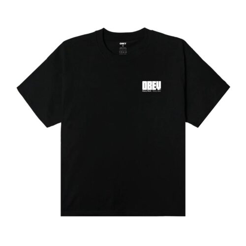 OBEY HEAVY IDEAS TEE 168024317.BLK