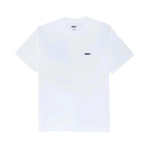 OBEY HEAT MAP ICON TEE 168024356.WHT