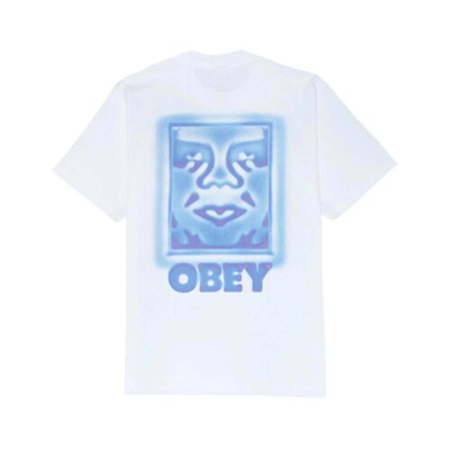 OBEY HEAT MAP ICON TEE 168024356.WHT