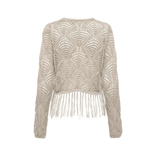 ONLY ONLLEONIE LS STRUCTUR FRING ONECK 15362968.BIRCH