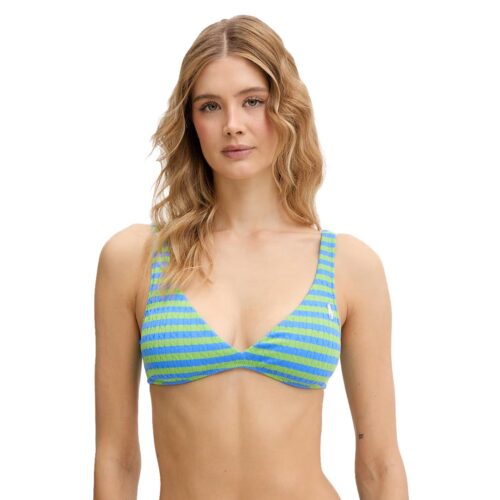 POLO RALPH LAUREN V NECK HOOK BACK BRA 21605449.BLGR