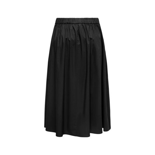 ONLY ONLMAILA LONG PLEAT SKIRT WVN 15369555.BLK