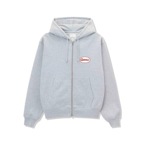 GRAMICCI OVAL PATCH ZIP HOODED  J120.HTGY
