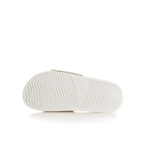 SUN68 GIRL'S SLIPPERS STRASS LOGO KID X36411K.01