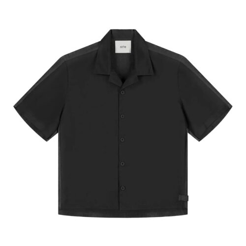 ARTE NYLON LINEN SHIRT 007S.BLK