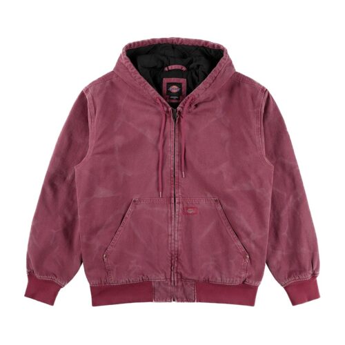 DICKIES LINED DENIM HOODED BOMBER DK0A89FBL33