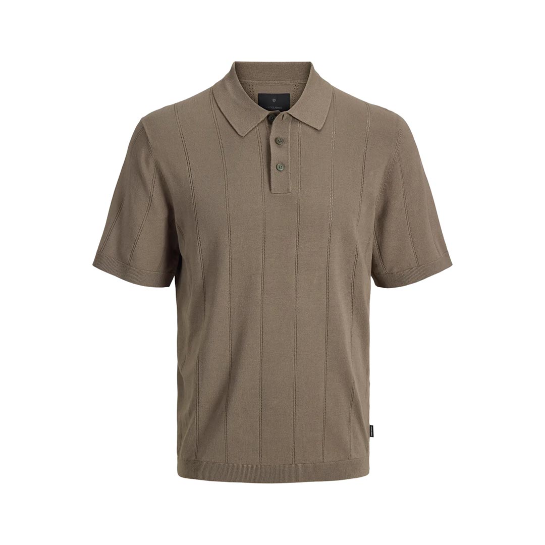 JACK&JONES JPRBLAWILLIAM STRUCTURE KNIT POLO SS 12291042.MRL