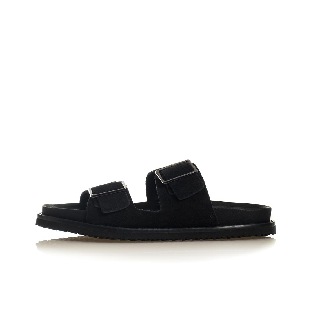 JACK&JONES JFWVENICE LEATHER SANDAL 12292402.BLK