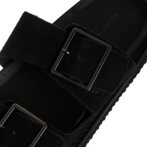 JACK&JONES JFWVENICE LEATHER SANDAL 12292402.BLK