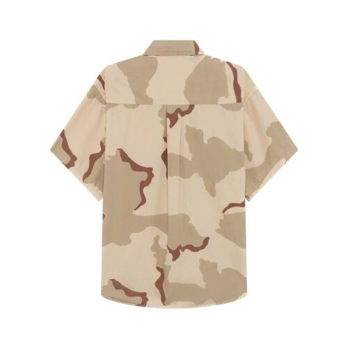 AMISH SHIRT DROPPED S/S AMU126CQ750569.C0105