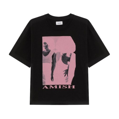 AMISH T-SHIRT CROP AMU144CR580569.C0073